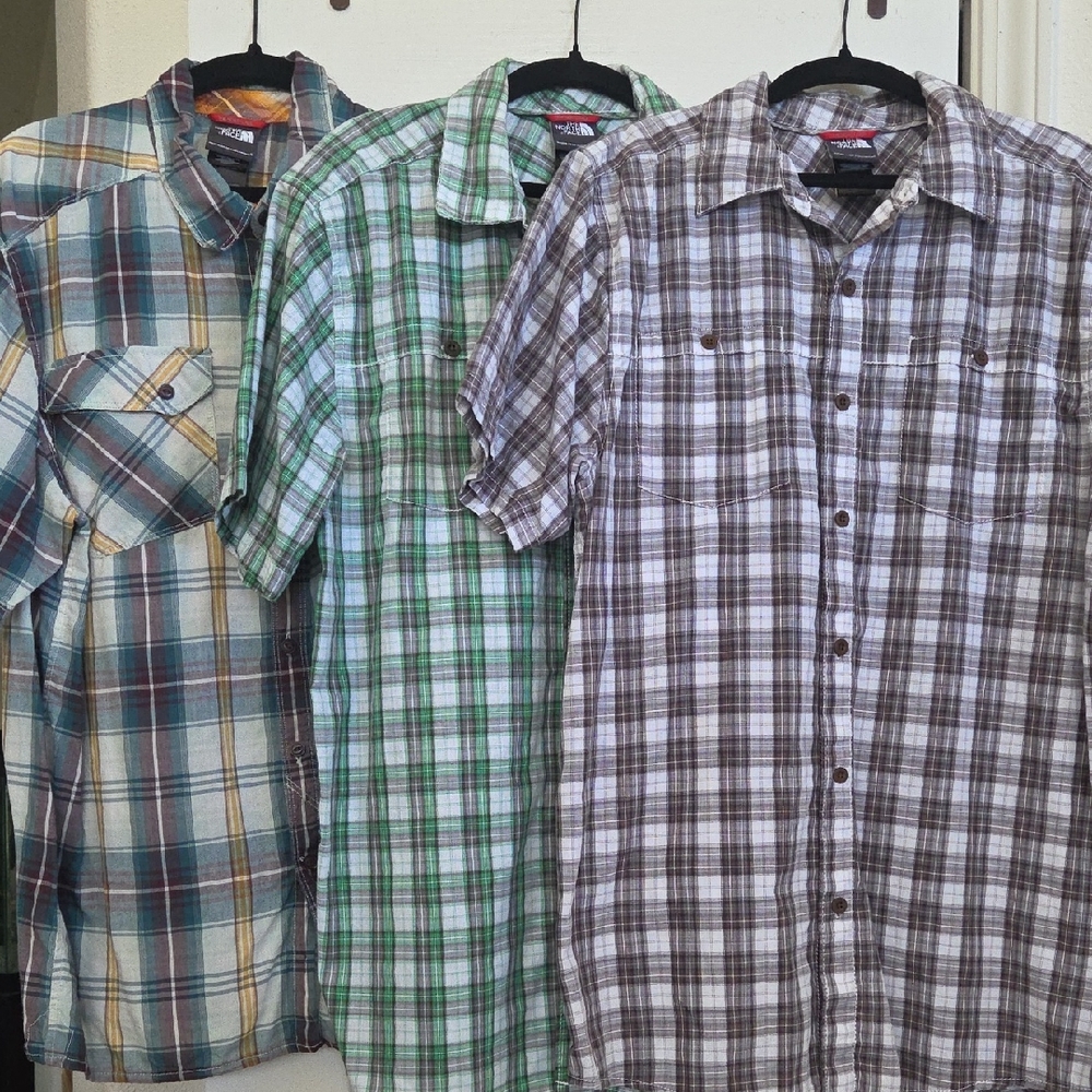 The Northface Plaid Shortsleeve Bundle!